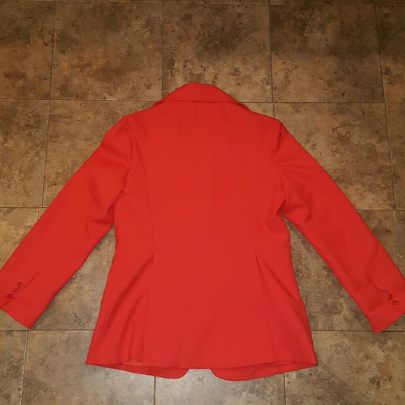Sears orange blazer size M - Picture 3 of 6